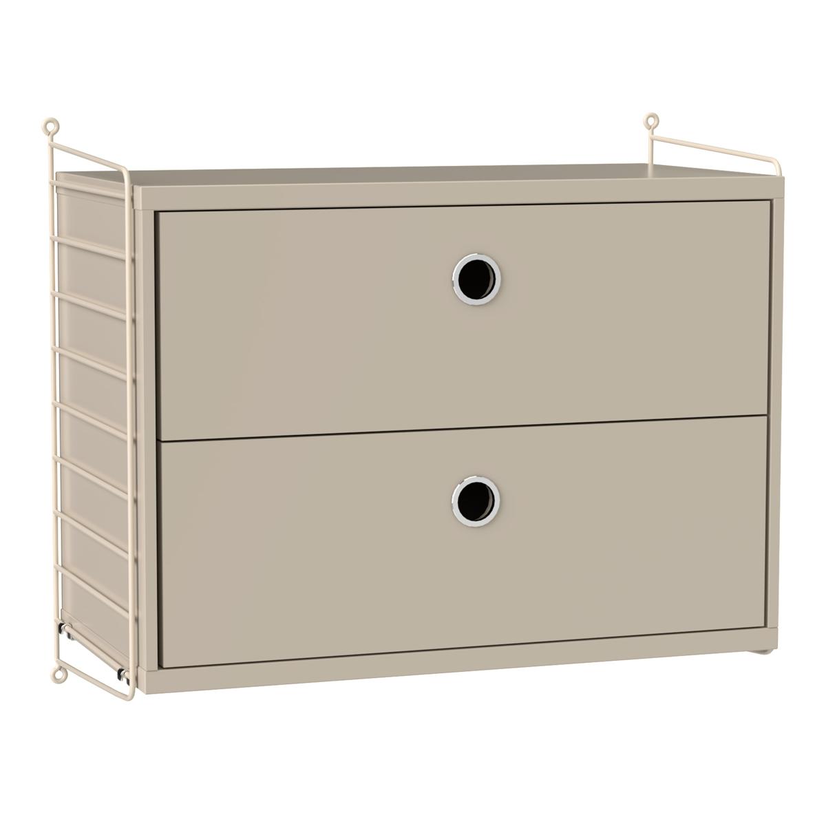String - Sovrum Hyllsystem A Beige / Beige - Hyllor och hyllsystem - Beige
