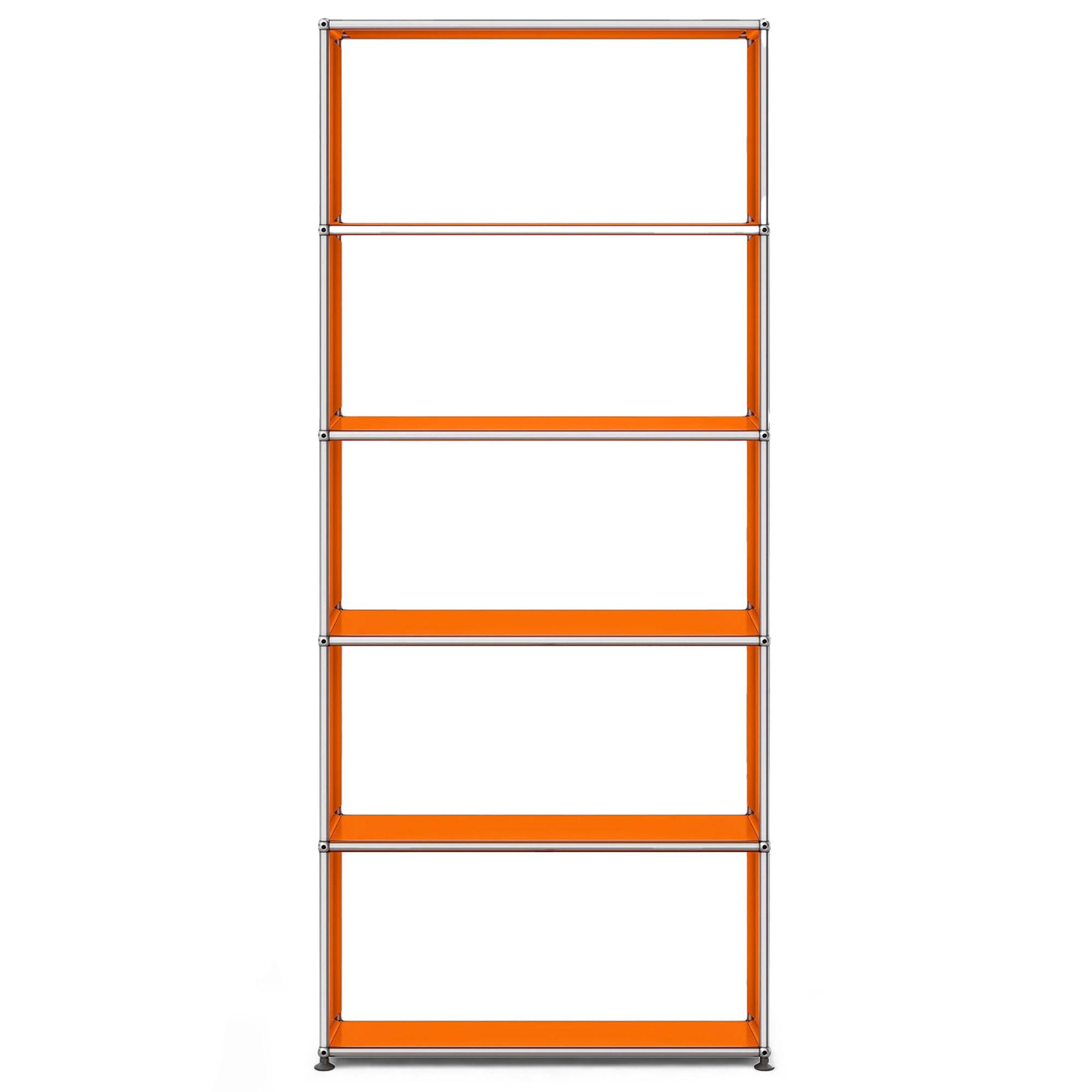 USM - USM Haller 108 Shelving Pure Orange - Hyllor & Hyllsystem - Fritz Haller & Paul Schärer - Orange - Metall