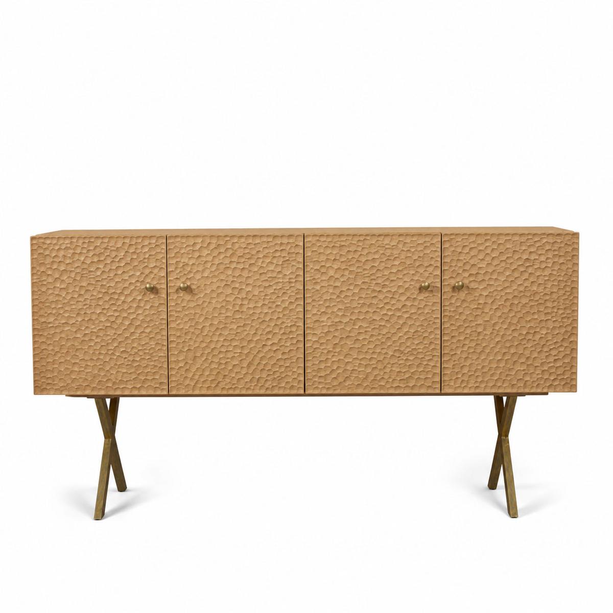 Zanat - Touch sideboard 172 cm brons/oljad ek - Skänkar och sideboards - Studioilse - Träfärgad - Trä