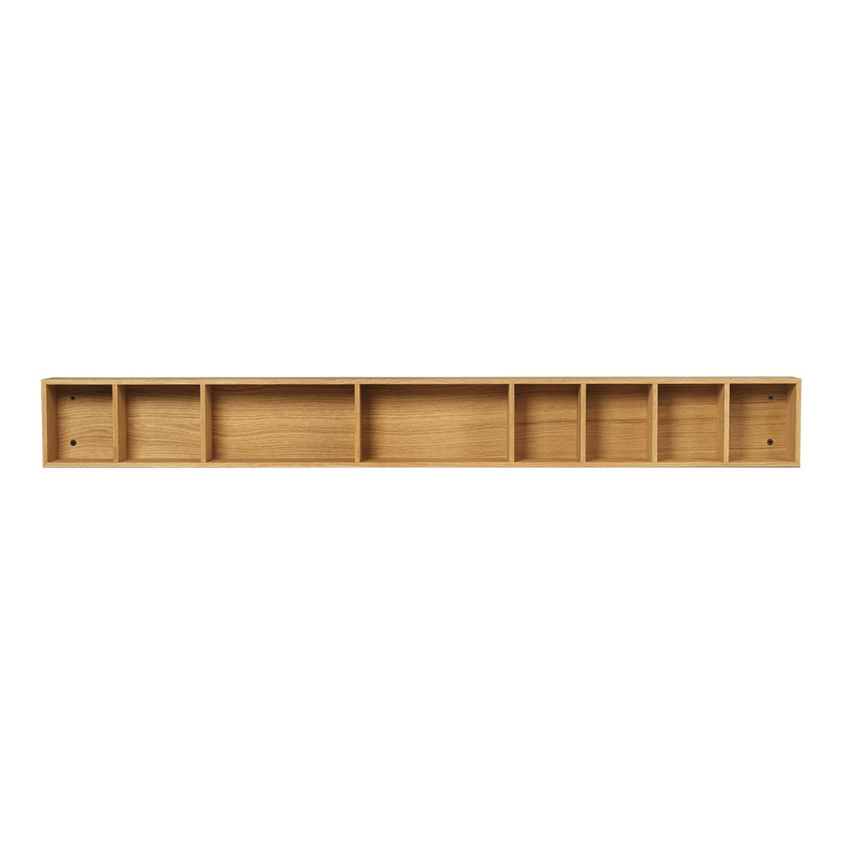 Ferm Living - Bon Shelf - Long - Oiled Oak - Vägghyllor - Träfärgad - Trä