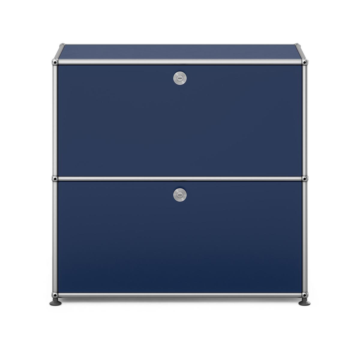 USM - USM Haller S2 34 Steel Blue - Skänkar och sideboards - Fritz Haller & Paul Schärer - Blå - Metall