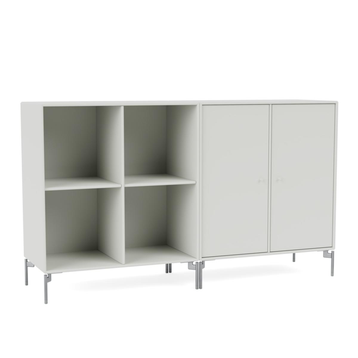 Montana - Pair Classic Sideboard - Nordic / Matt Chrome Legs - Skänkar och sideboards - Peter J. Lassen - Grå