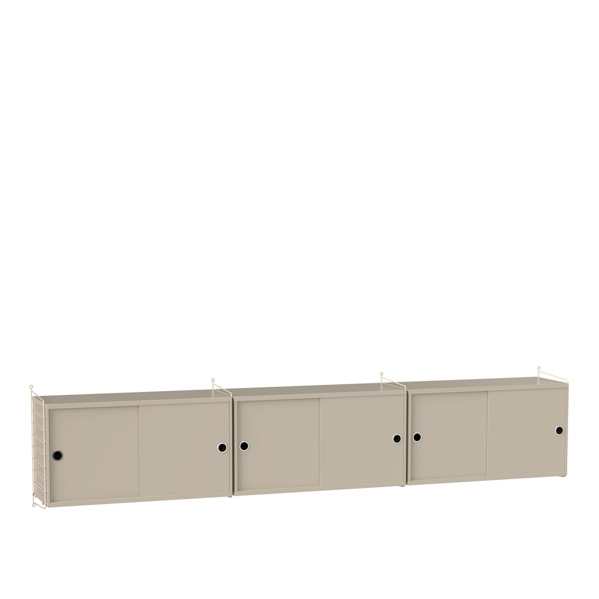 String - Vardagsrum Hyllsystem D Beige / Beige - Beige