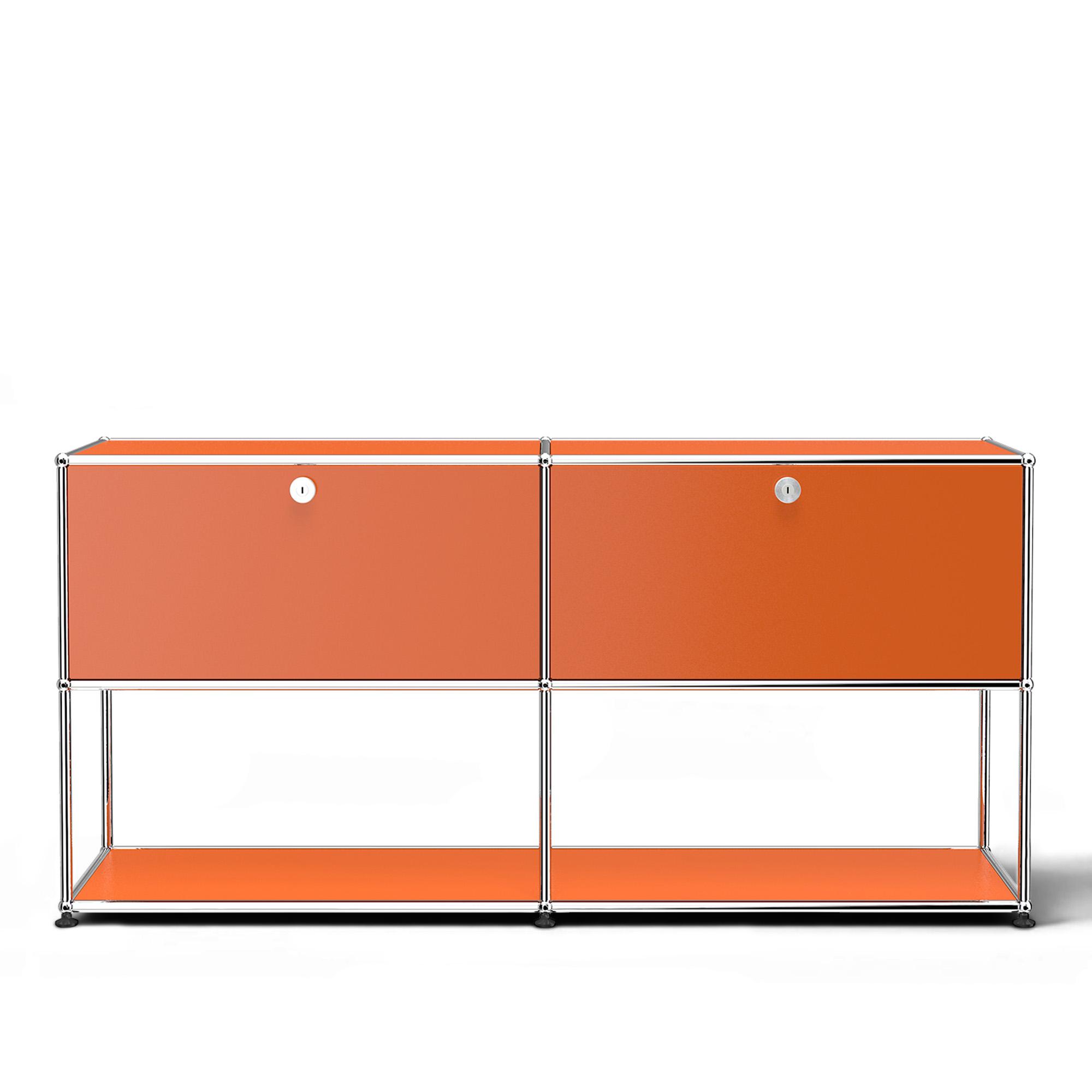 USM - USM Haller 40 Sideboard Pure Orange - Sideboards - Fritz Haller & Paul Schärer - Orange - Metall