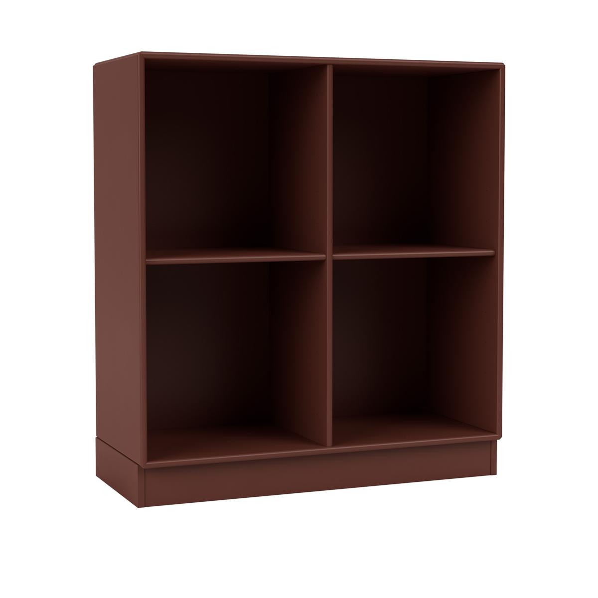 Montana - Show Bookcase 155-Masala 07 Plinth 7 cm - Hyllor & Hyllsystem - Peter J. Lassen - Brun - Trä