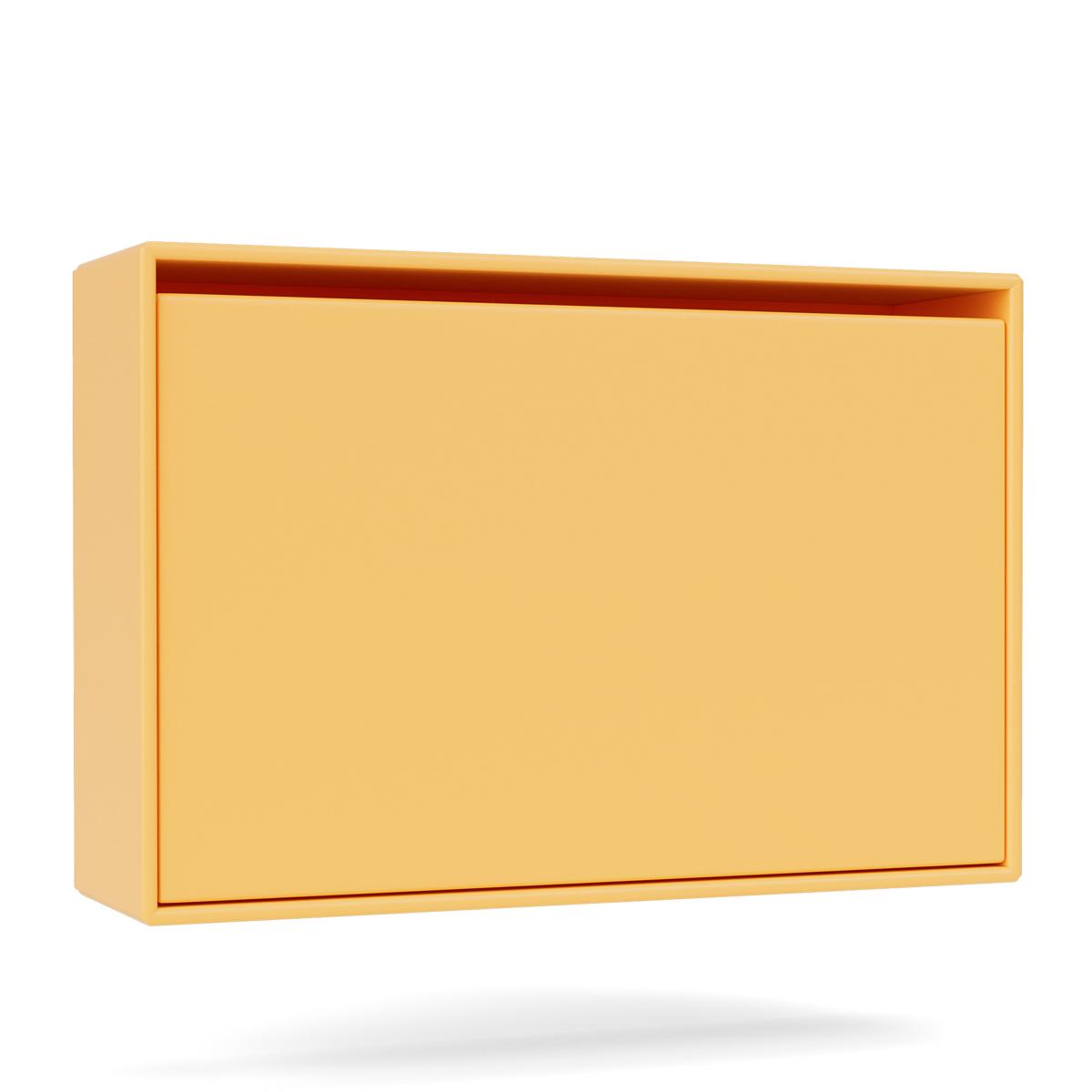 Montana - Hide Shoe Cabinet 166-Acacia 04 Suspension Rails - Hatthyllor och skohyllor - Peter J. Lassen - Gul - Trä