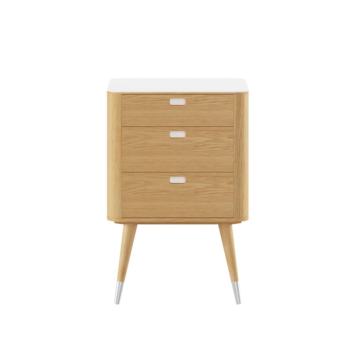 Naver Collection - AK 2410 Drawer, Lackad ask - Byråer - Nissen & Gehl - Träfärgad - Metall/Trä