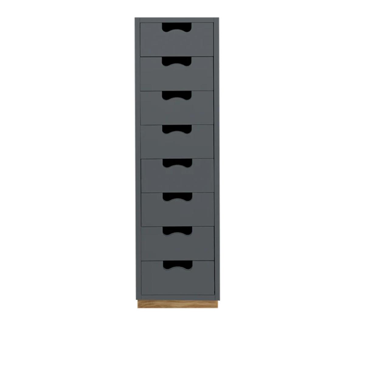 Asplund - Snow Drawer J8 - Storm Grey, Eksockel - Byråer -  Thomas Sandell & Jonas Bohlin - Grå - Trä