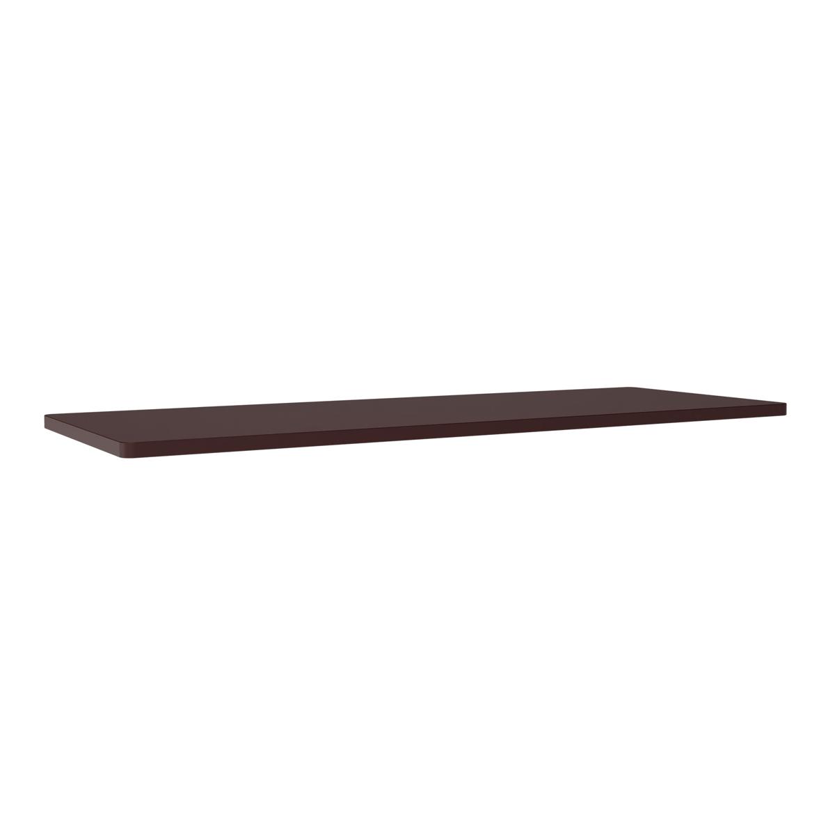 Montana - Panton Wire Extended hyllplan 25,7x68,2 cm - Black Red - Hyllor & Hyllsystem - Verner Panton - Svart