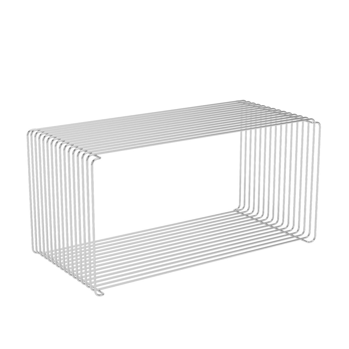 Montana - Panton Wire Extended hylla, D 34,8 - Chrome - Hyllsystem - Verner Panton - Silver - Metall