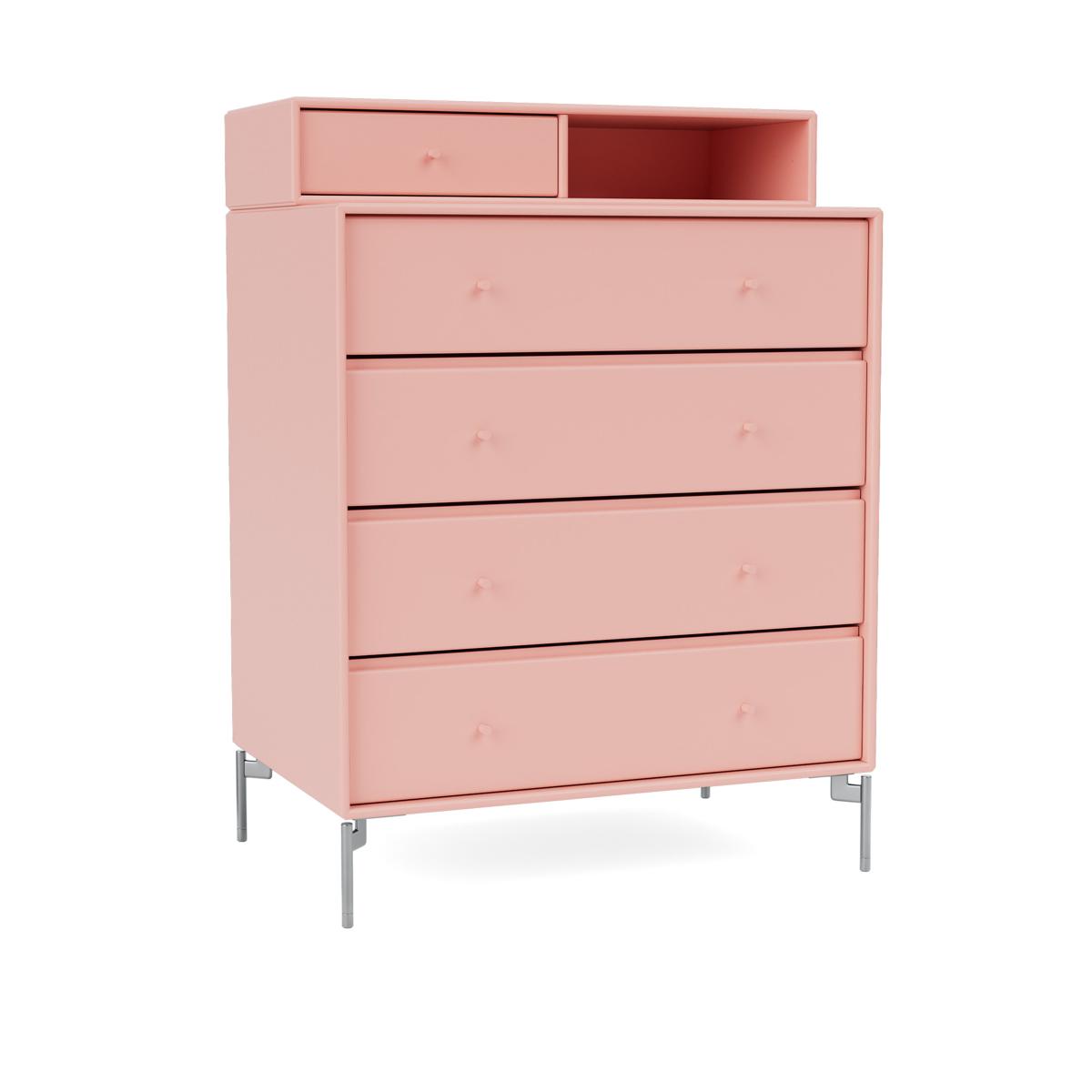Montana - Keep Chest Of Drawers 167-Ruby Matt Chrome - Byråer - Peter J. Lassen - Rosa - Trä