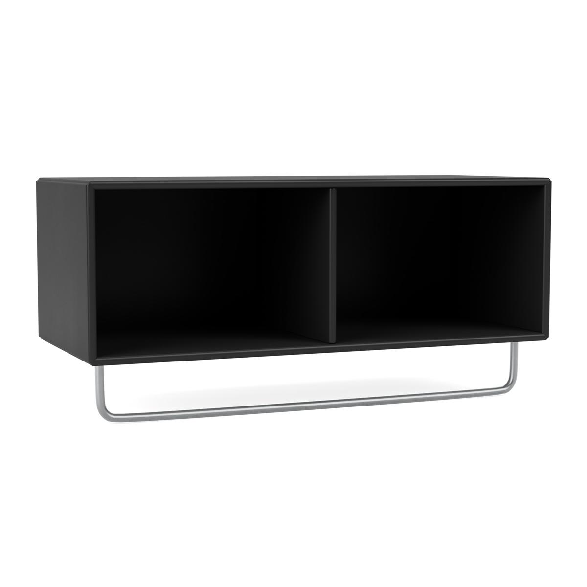 Montana - Coat Shelf With Clothes Rack - Black - Hatthyllor och skohyllor - Peter J. Lassen - Grå