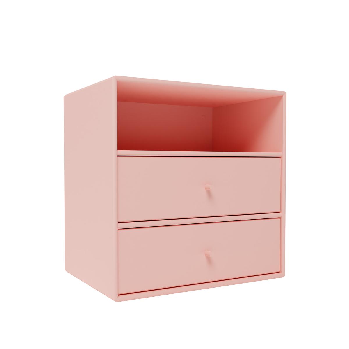Montana - Montana Mini 1006 - Module With Two Drawers - Ruby - Hyllor & Hyllsystem - Peter J. Lassen - Rosa