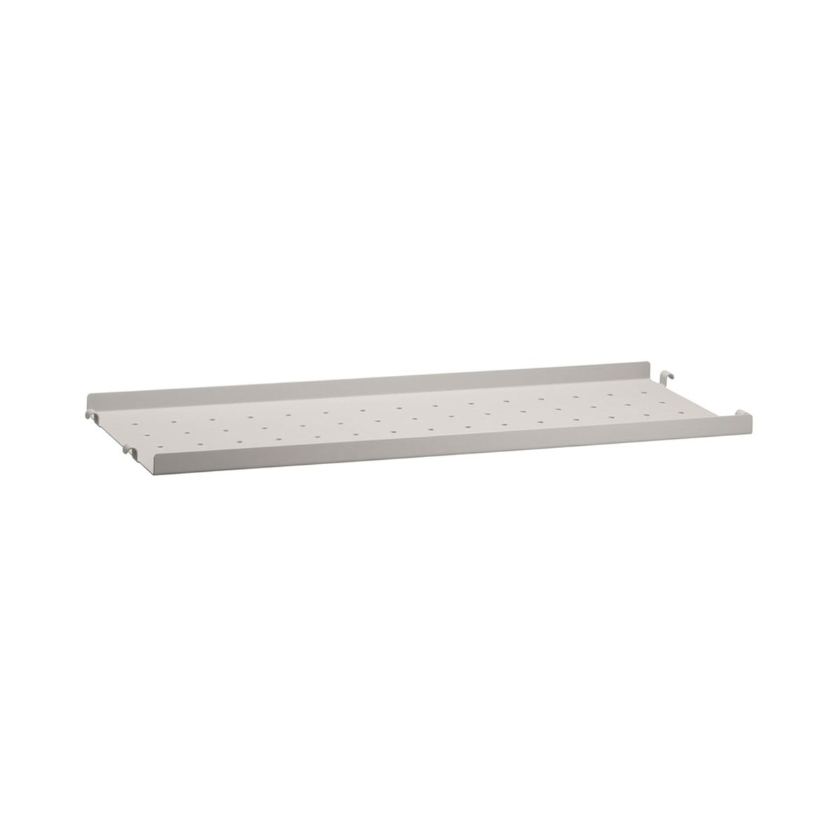 String - Metallhyllplan låg kant 58 x 20 cm beige - Hyllor & Hyllsystem - Nils Strinning - Beige - Metall