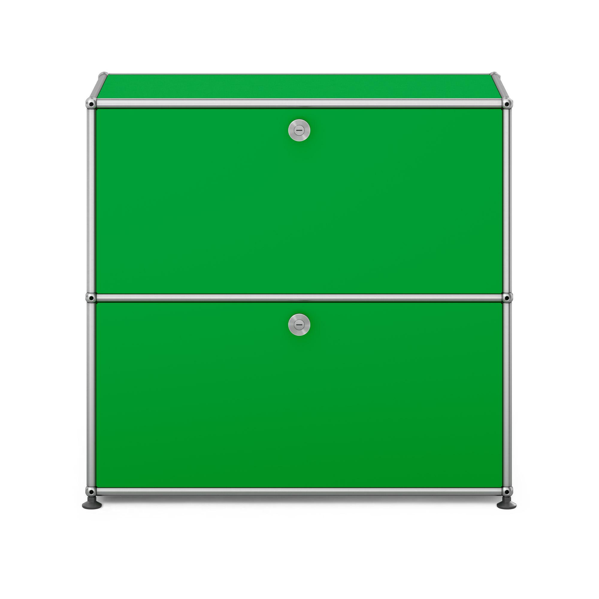 USM - USM Haller S2 28 USM Green - Sideboards - Fritz Haller & Paul Schärer - Grön - Metall
