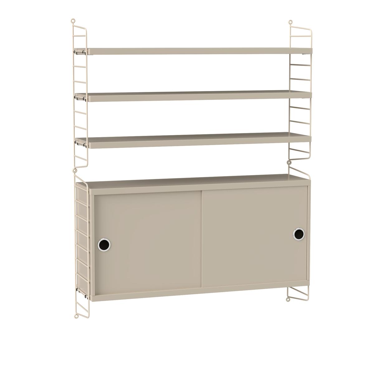 String - Vardagsrum Hyllsystem I Beige / Beige - Hyllor & Hyllsystem - Beige