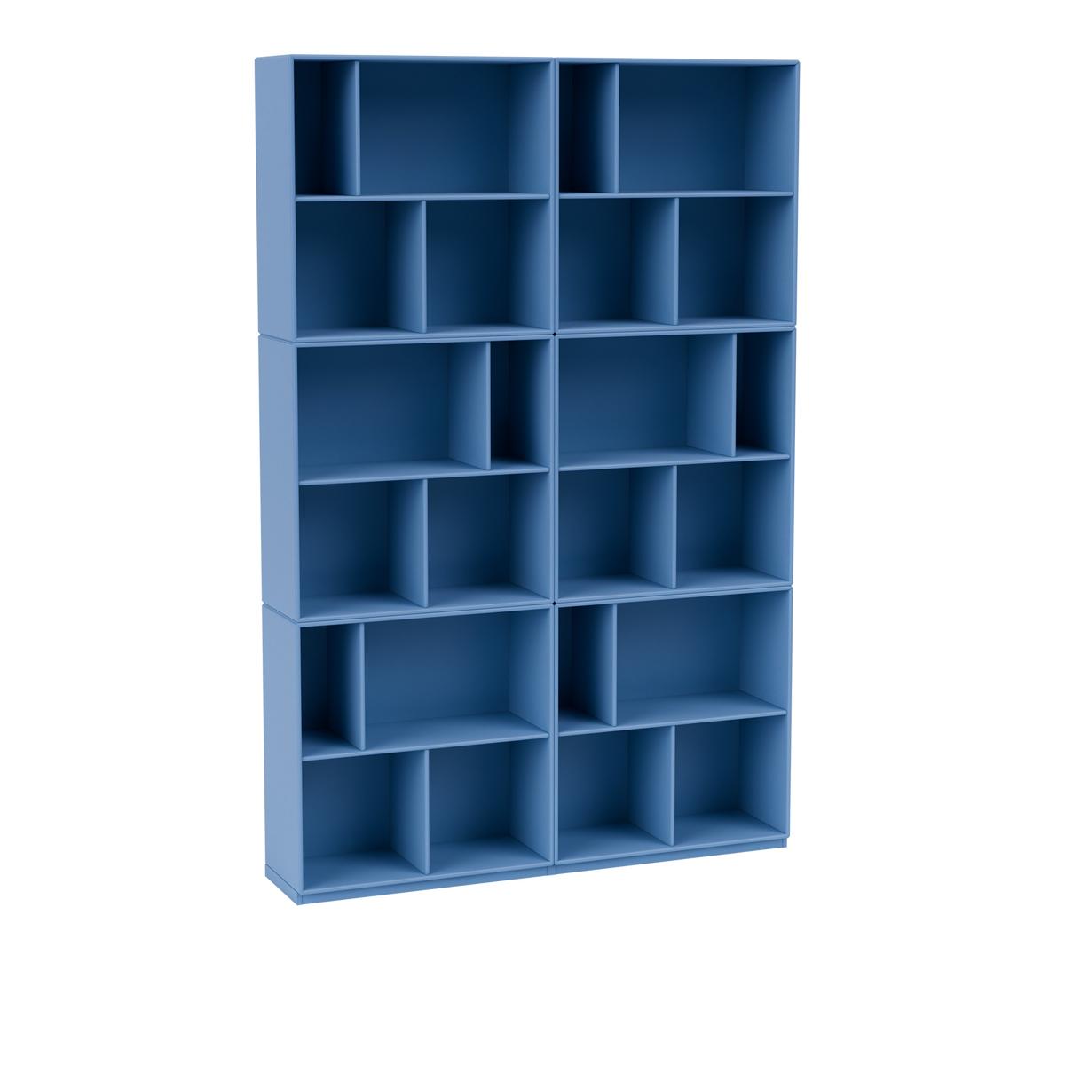 Montana - Read Spacious Bookshelf 154-Azure 06 Plinth 3 cm - Hyllor - Peter J. Lassen - Blå - Trä