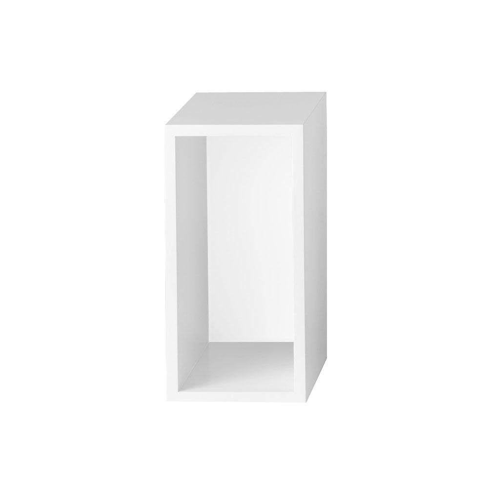 Muuto - Stacked 2.0 White Backboard Small - Hyllor - Julien De Smedt - Vit