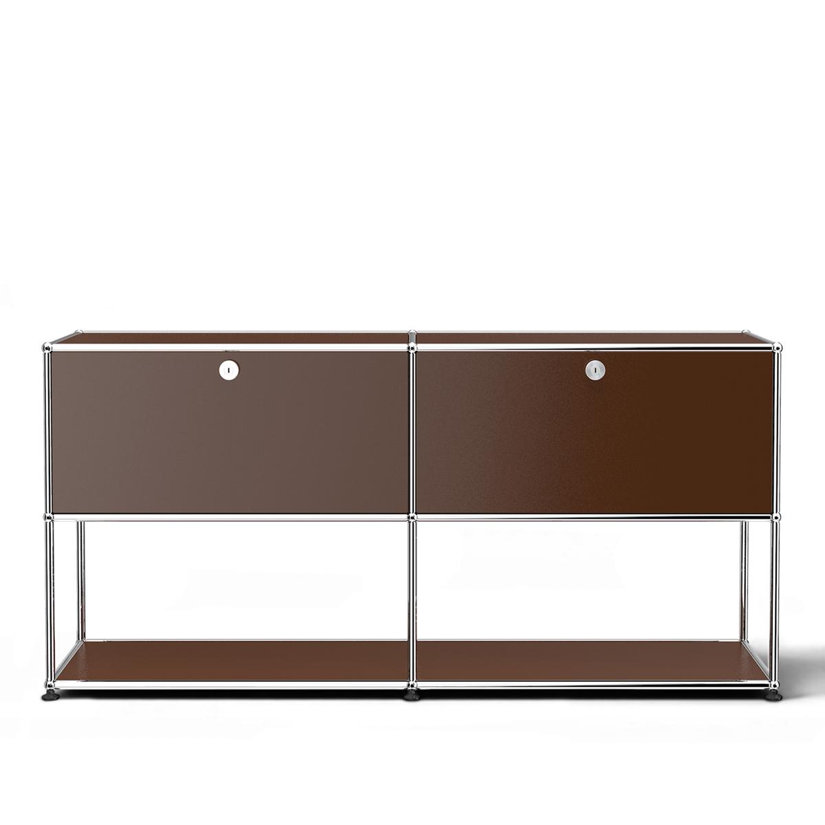 USM - USM Haller 40 Sideboard USM Brown - Skänkar och sideboards - Fritz Haller & Paul Schärer - Brun - Metall