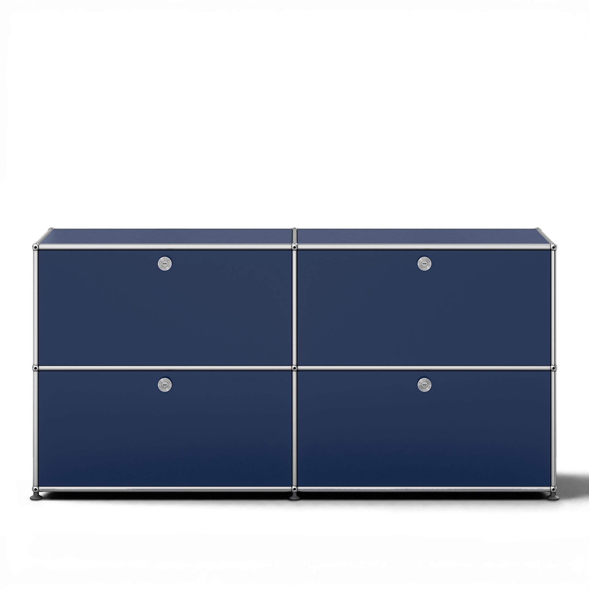 USM - USM Haller 109 Sideboard Steel Blue - Sideboards - Fritz Haller & Paul Schärer - Blå - Metall