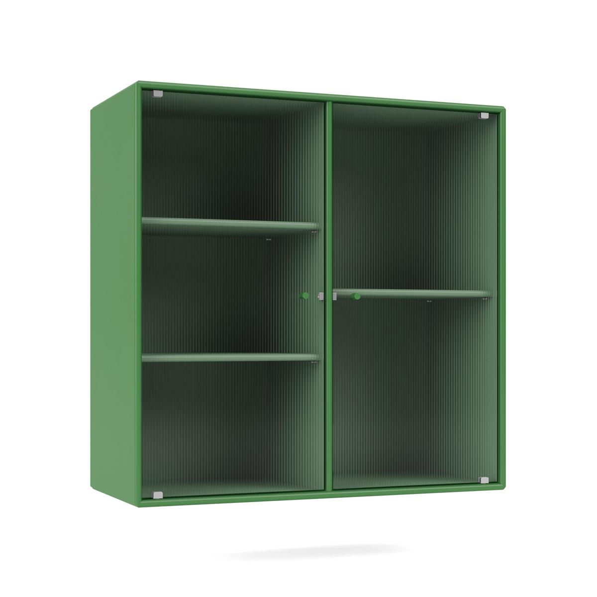 Montana - Ripple Ii – Vitrine Cabinet 152-Parsley 04 Suspension Rails - Skåp och vitrinskåp - Peter J. Lassen - Grön - Trä