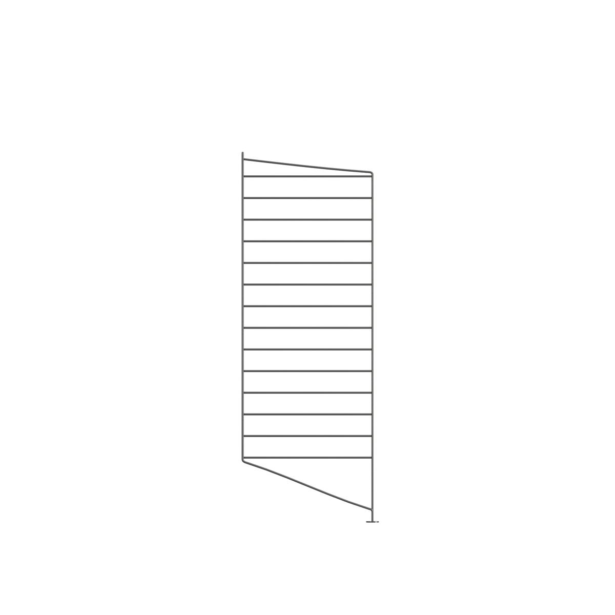 String - Golvgavel 85 x 30 cm 1-pack mörkgrå - Hyllsystem
