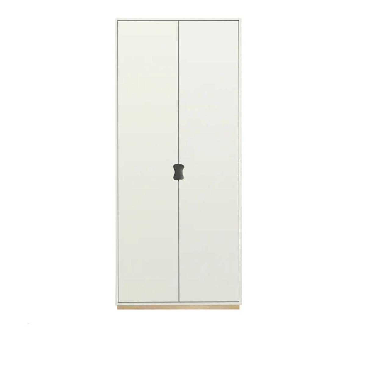 Asplund - Snow Cabinet F D30 Covered Doors - White, Ek Sockel - Skåp och vitrinskåp - Vit - Trä