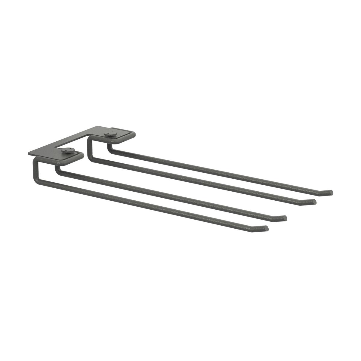 String - Spjut för glas 30 cm 2-pack mörkgrå - Hyllor & Hyllsystem - Nils Strinning - Grå - Metall