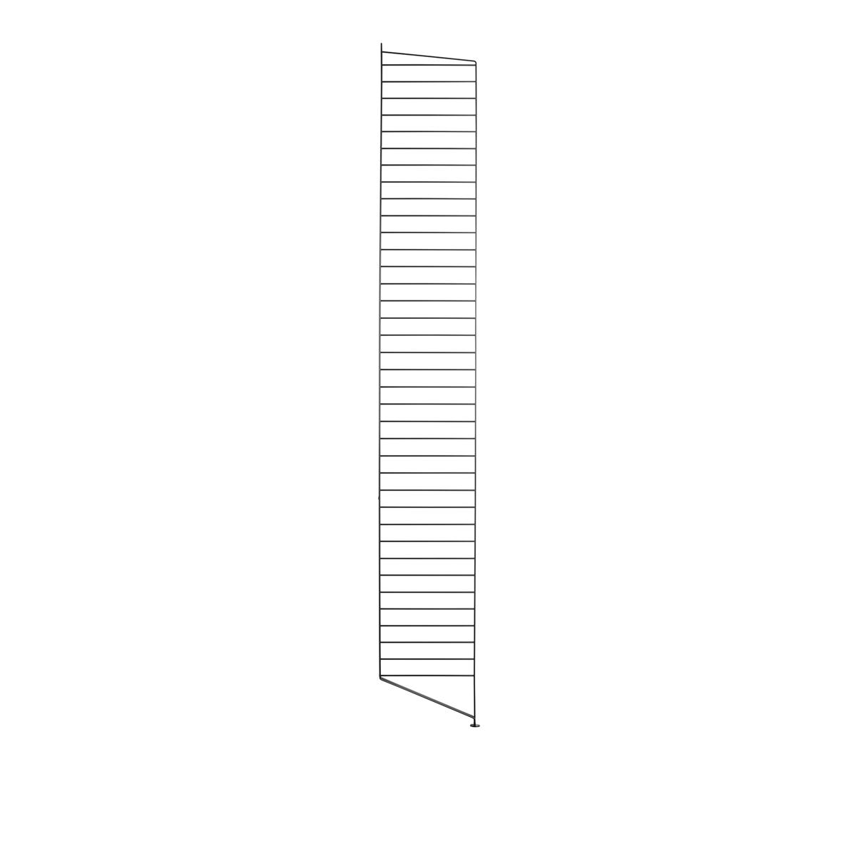 String - Golvgavel 200x30cm 1-pack svart - Hyllsystem