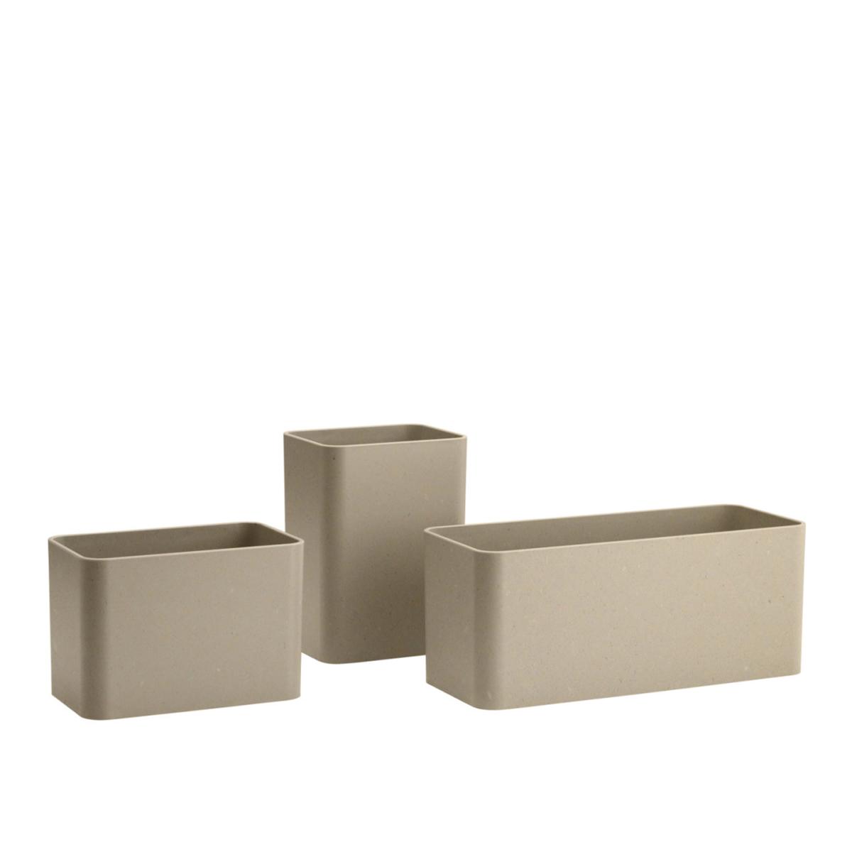 String - Organizers Beige, Set Om 3 - Hyllsystem - Anna Von Schewen,Björn Dahlström - Beige - Trä/Plast