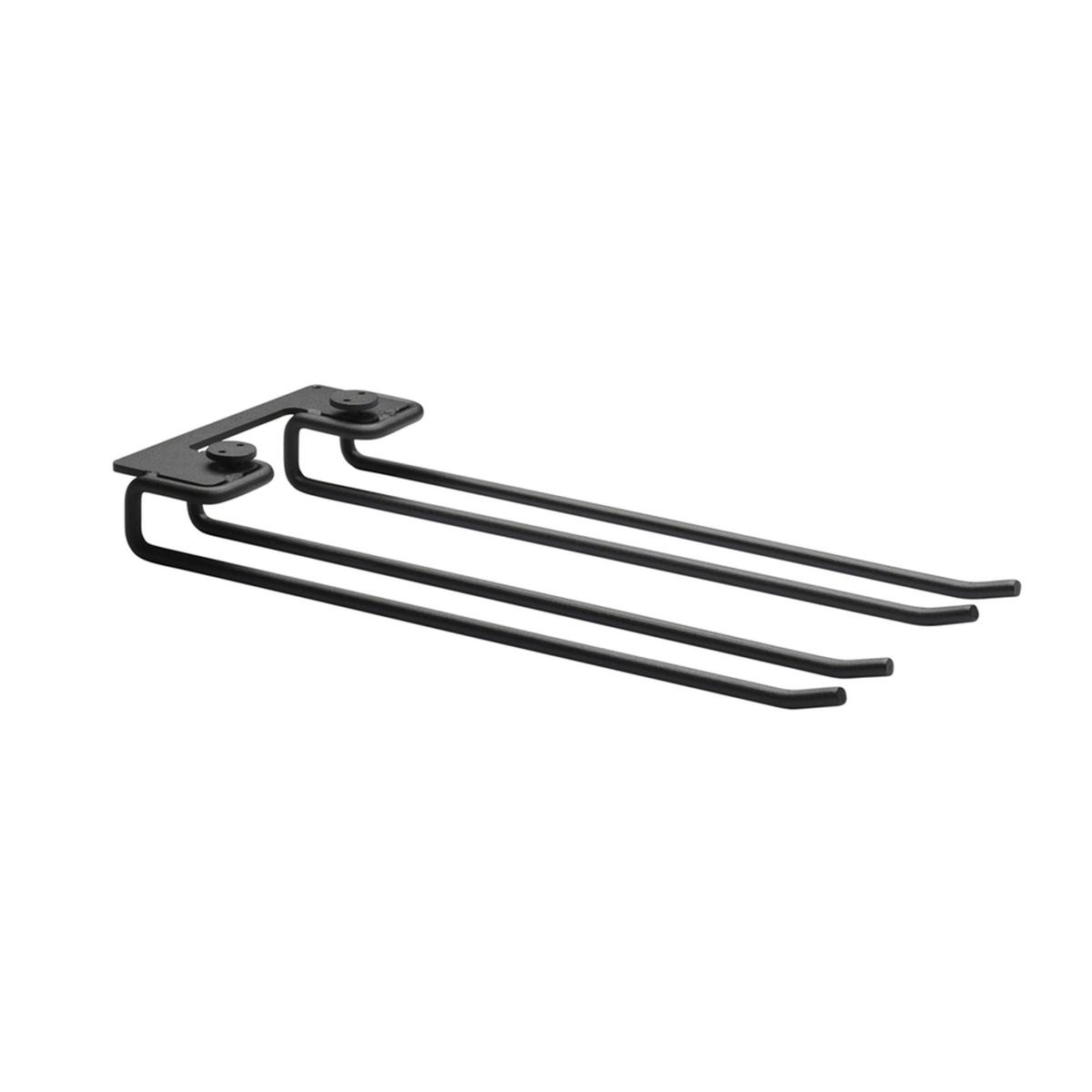 String - Spjut för glas 30 cm 2-pack svart - Hyllsystem - Nils Strinning - Svart - Metall