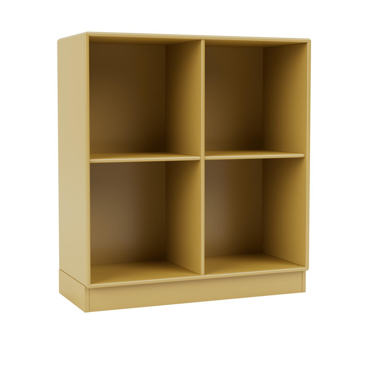 Montana - Show Bookcase 157-Cumin 07 Plinth 7 cm - Hyllor & Hyllsystem - Peter J. Lassen - Gul - Trä