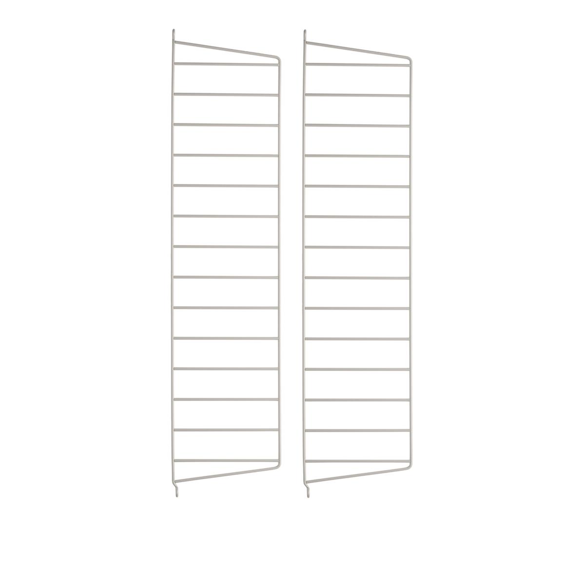 String - Väggavel 75 x 20 cm 2-pack beige - Hyllsystem - Beige - Metall