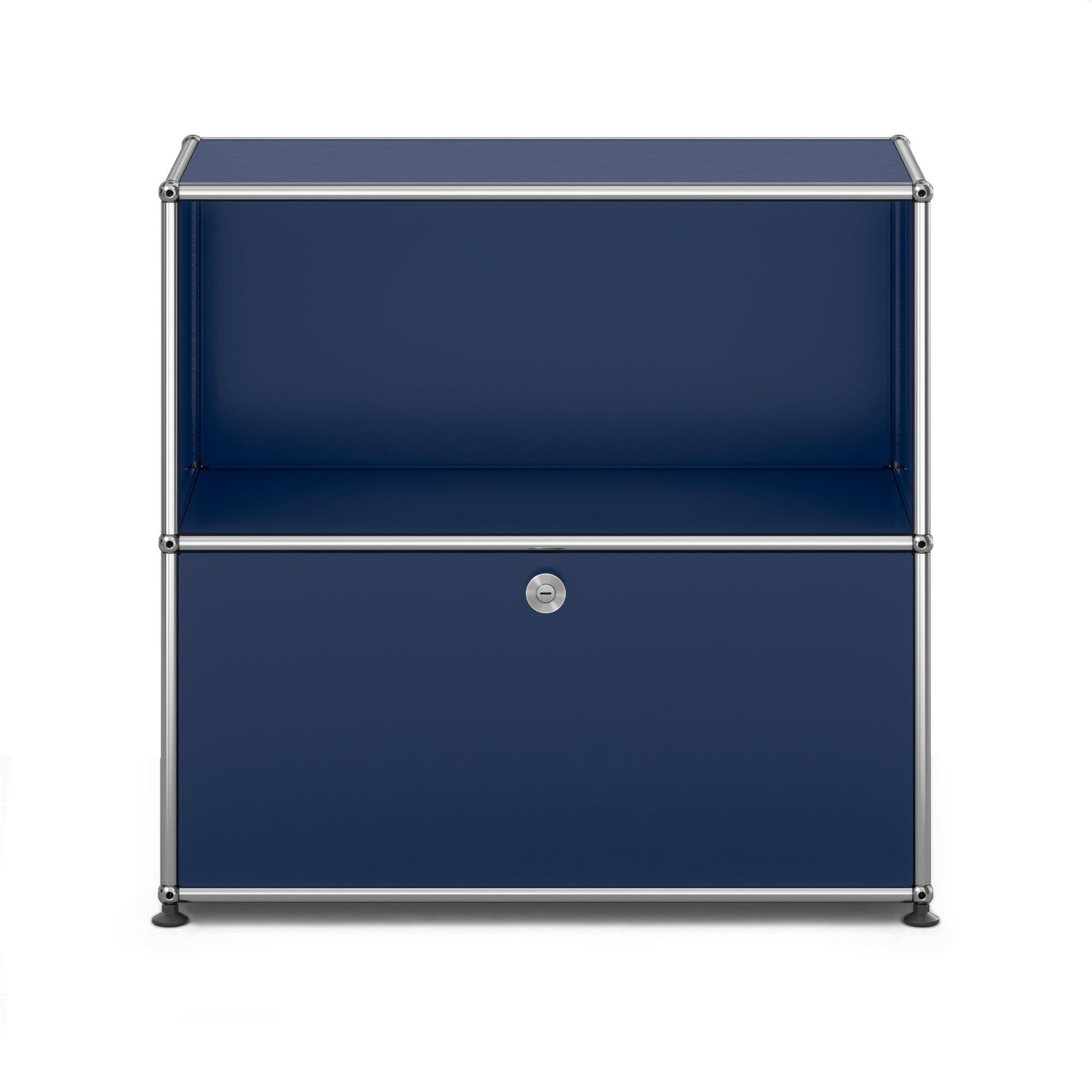 USM - USM Haller M62 34 Steel Blue - Sideboards - Fritz Haller & Paul Schärer - Blå - Metall
