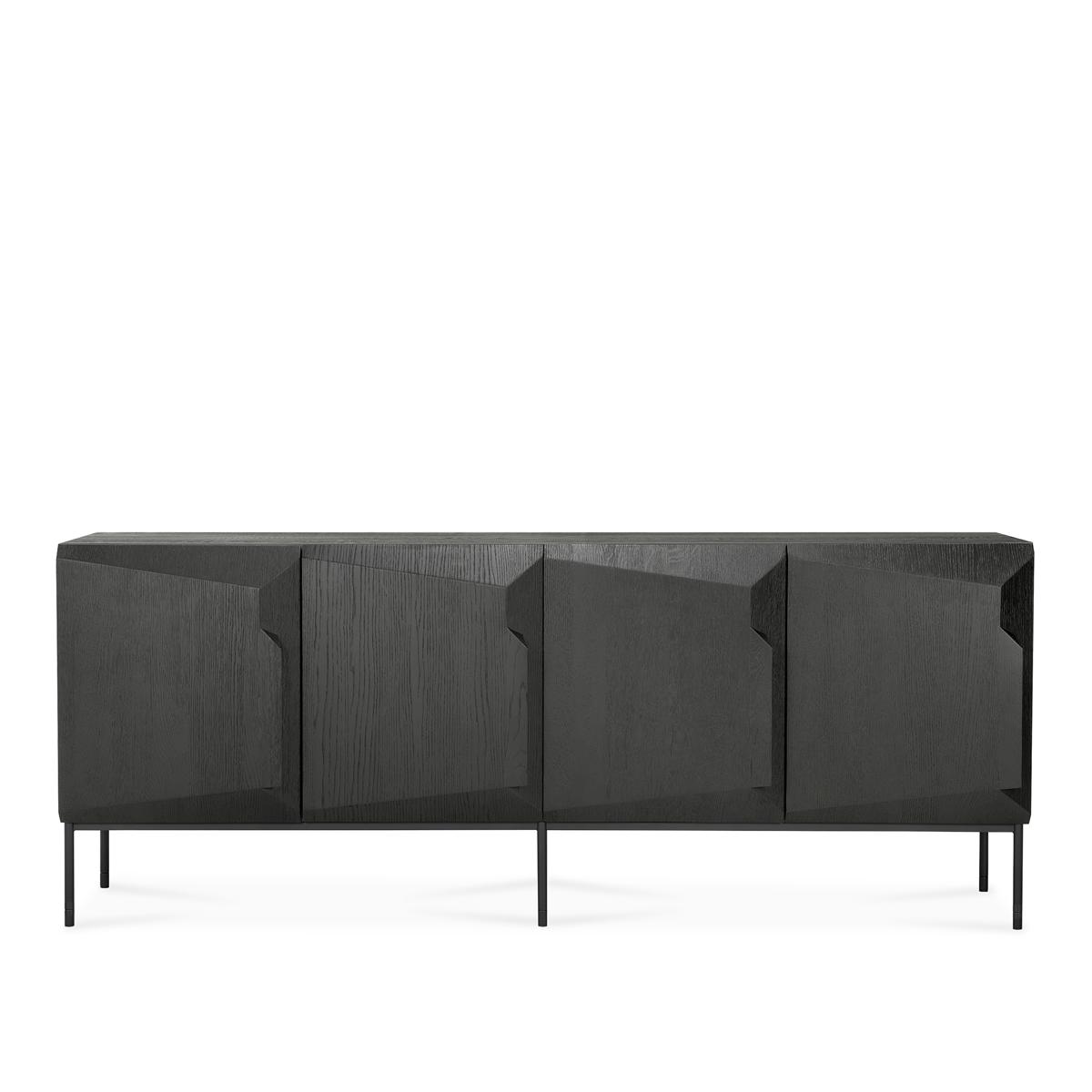 Ethnicraft - Stairs sideboard - 4 doors - Black - Skänkar och sideboards - Alain Van Havre