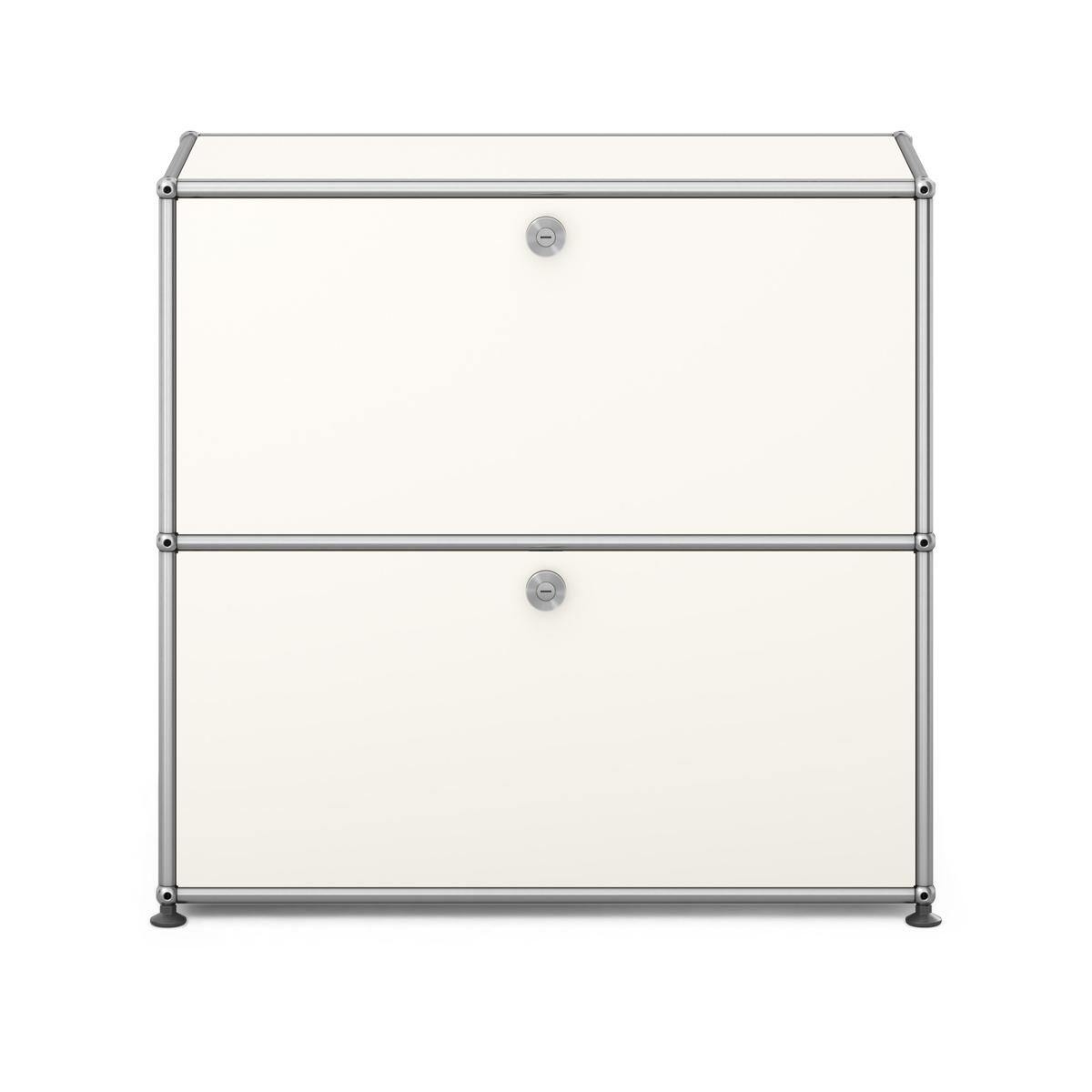 USM - USM Haller S2 24 Pure White - Skänkar och sideboards - Fritz Haller & Paul Schärer - Vit - Metall
