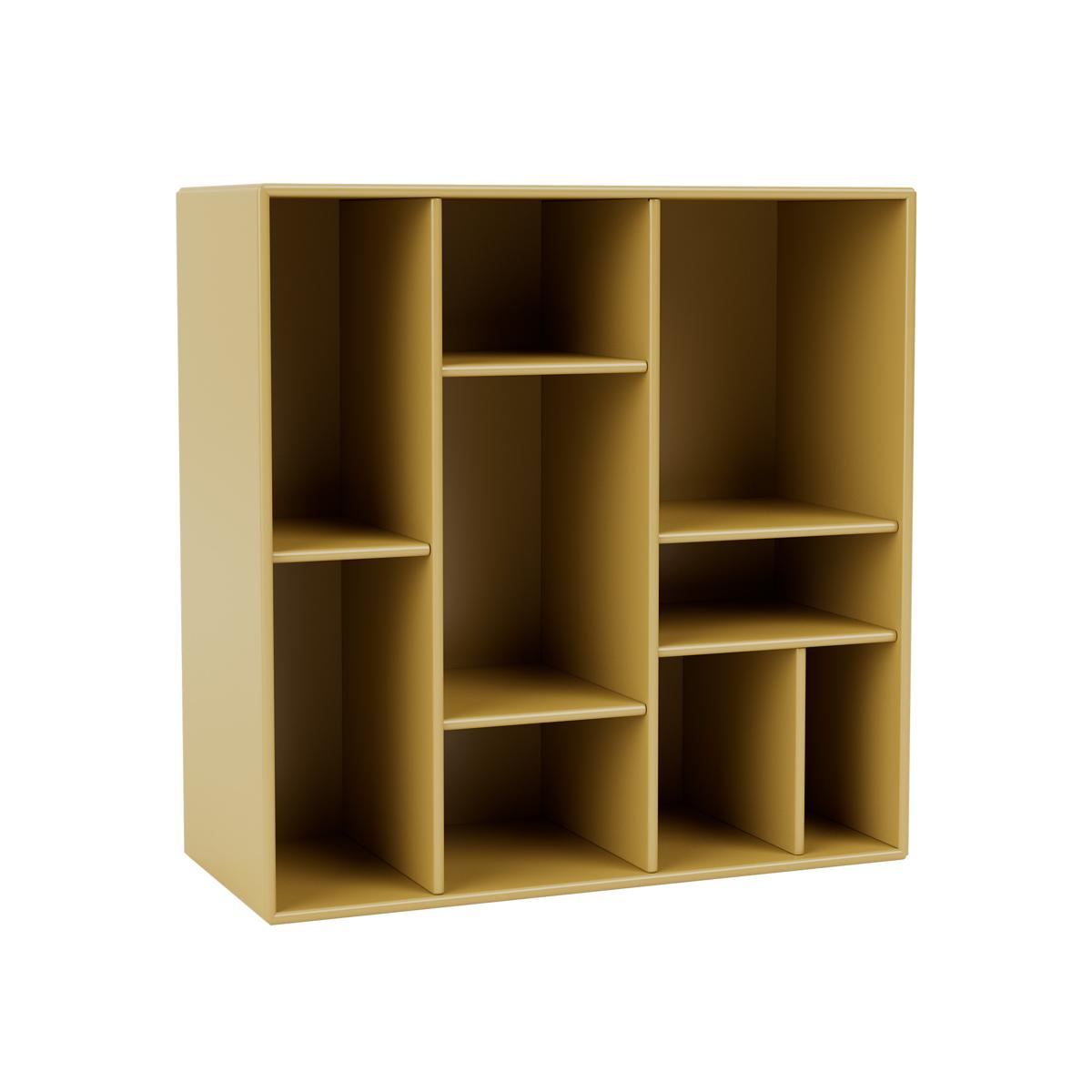 Montana - Compile Decorative Shelf 157-Cumin 04 Suspension Rails - Vägghyllor - Peter J. Lassen - Gul - Trä