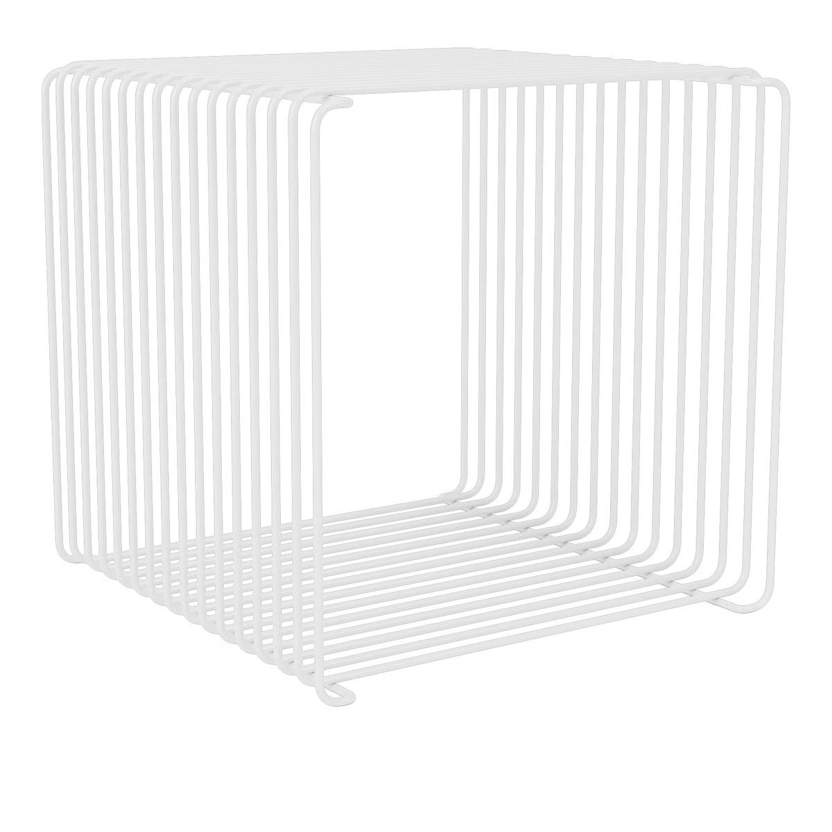Montana - Panton Wire Single hylla 35 cm snow - Hyllsystem - Verner Panton - Vit - Metall
