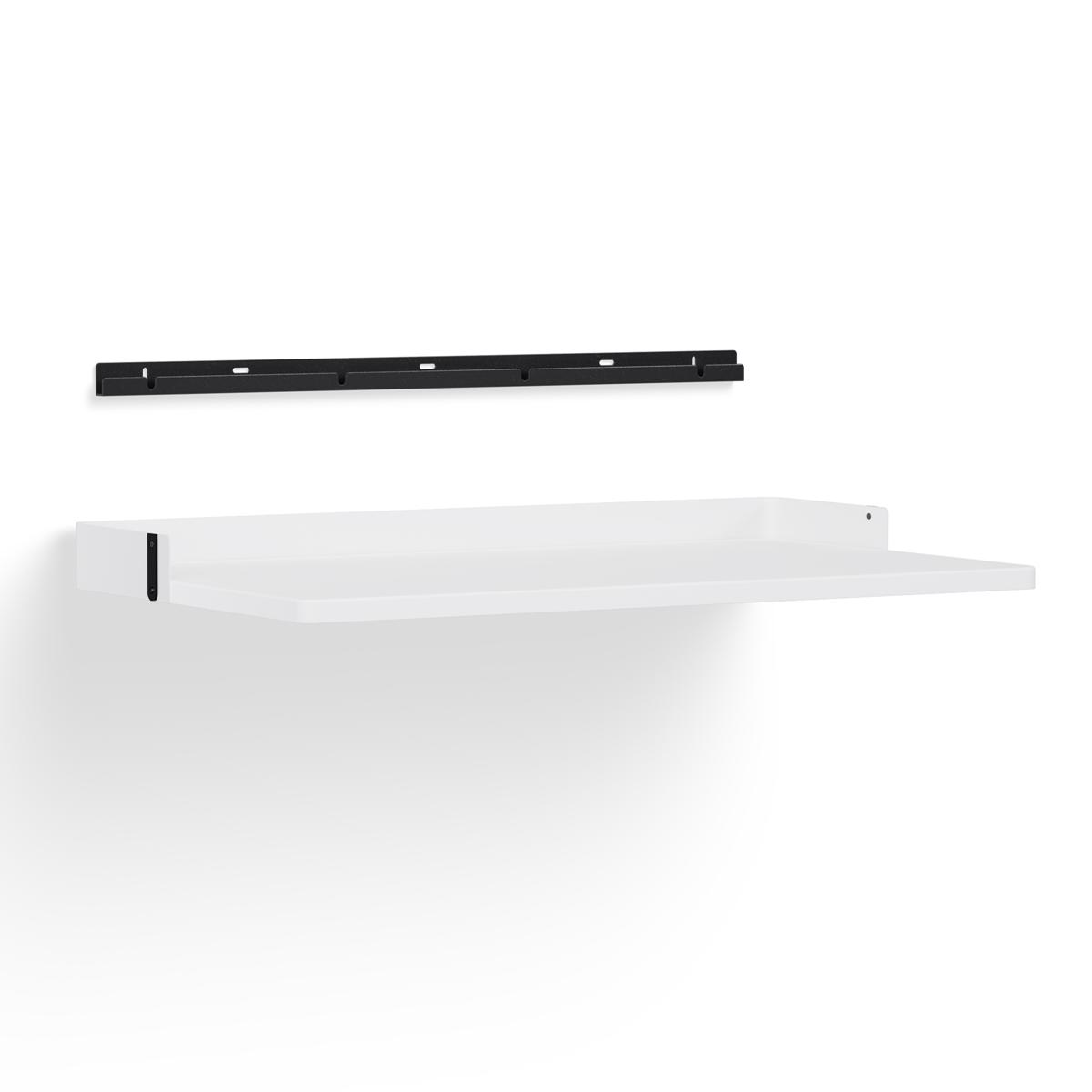HAY - Pier System Work Shelf - White Powder Coated Steel - Hyllor & Hyllsystem - Vit - Metall
