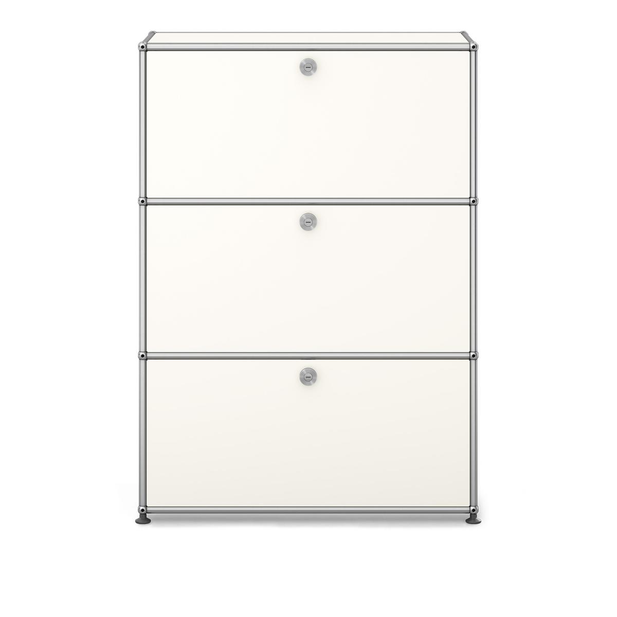USM - USM Haller Shelf G1 Pure White - Förvaringsskåp - Fritz Haller & Paul Schärer - Vit - Metall