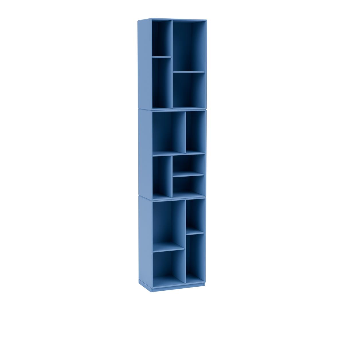 Montana - Loom Slim Bookcase 154-Azure 06 Plinth 3 cm - Hyllor - Peter J. Lassen - Blå - Trä