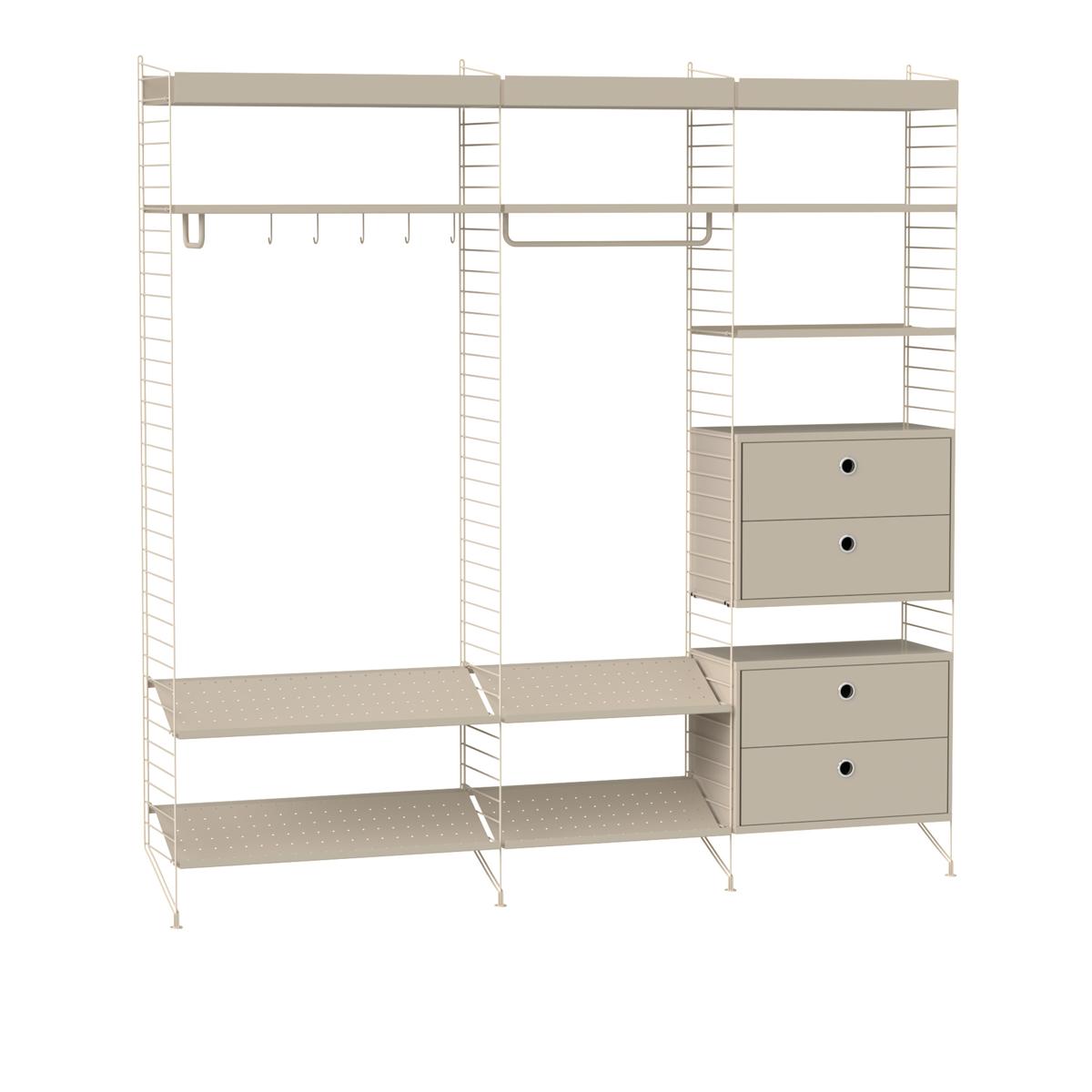 String - Hall Hyllsystem P Beige / Beige - Hyllor & Hyllsystem - Beige