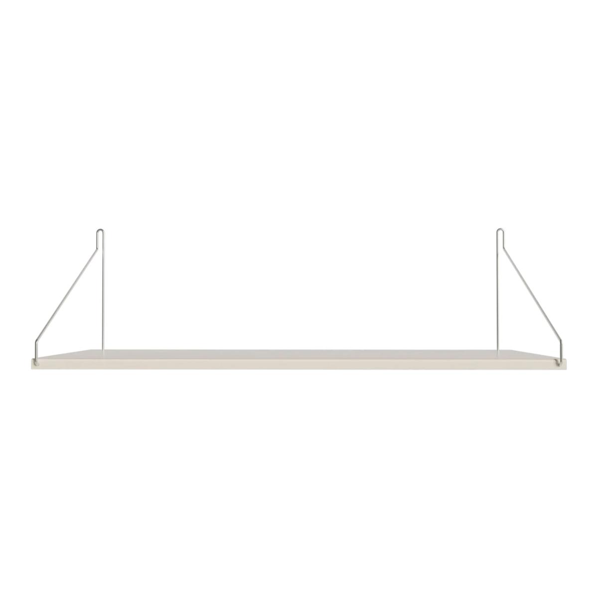 Frama - Single Shelf vägghylla Warm White Steel D27 W80 - Kim Richardt - Vit - Metall