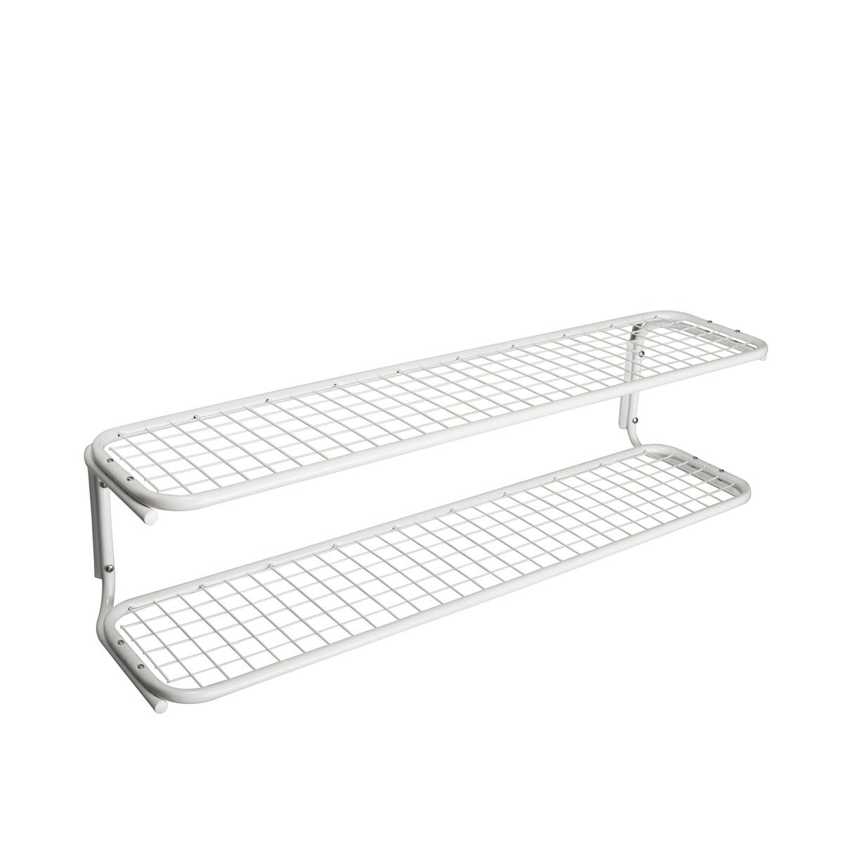 Essem Design - Classic 650S Skohylla Vit/Vit, 110 cm - Hatthyllor och skohyllor - Gunnar Bolin - Svart - Metall/Plast