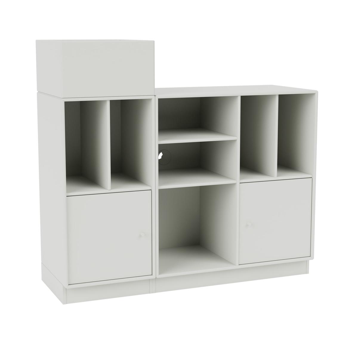 Montana - SPIN III Vinyl Storage, 07-Plinth 7 cm, 09 Nordic - Skåp och vitrinskåp - Peter J. Lassen - Grå