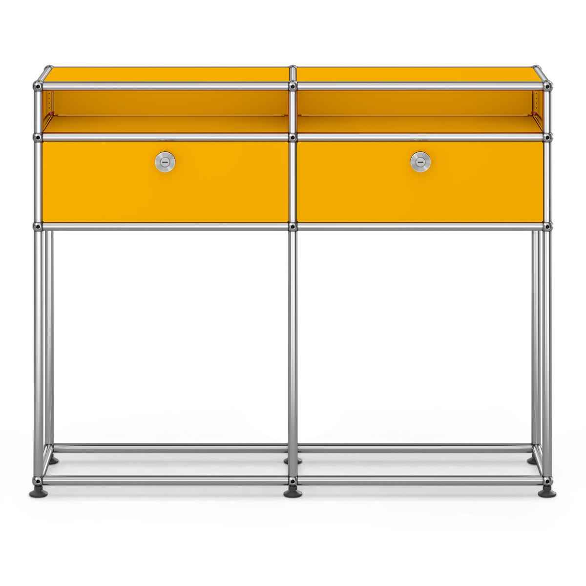 USM - USM Haller Sideboard M51 Golden Yellow - Skänkar och sideboards - Fritz Haller & Paul Schärer - Gul - Metall