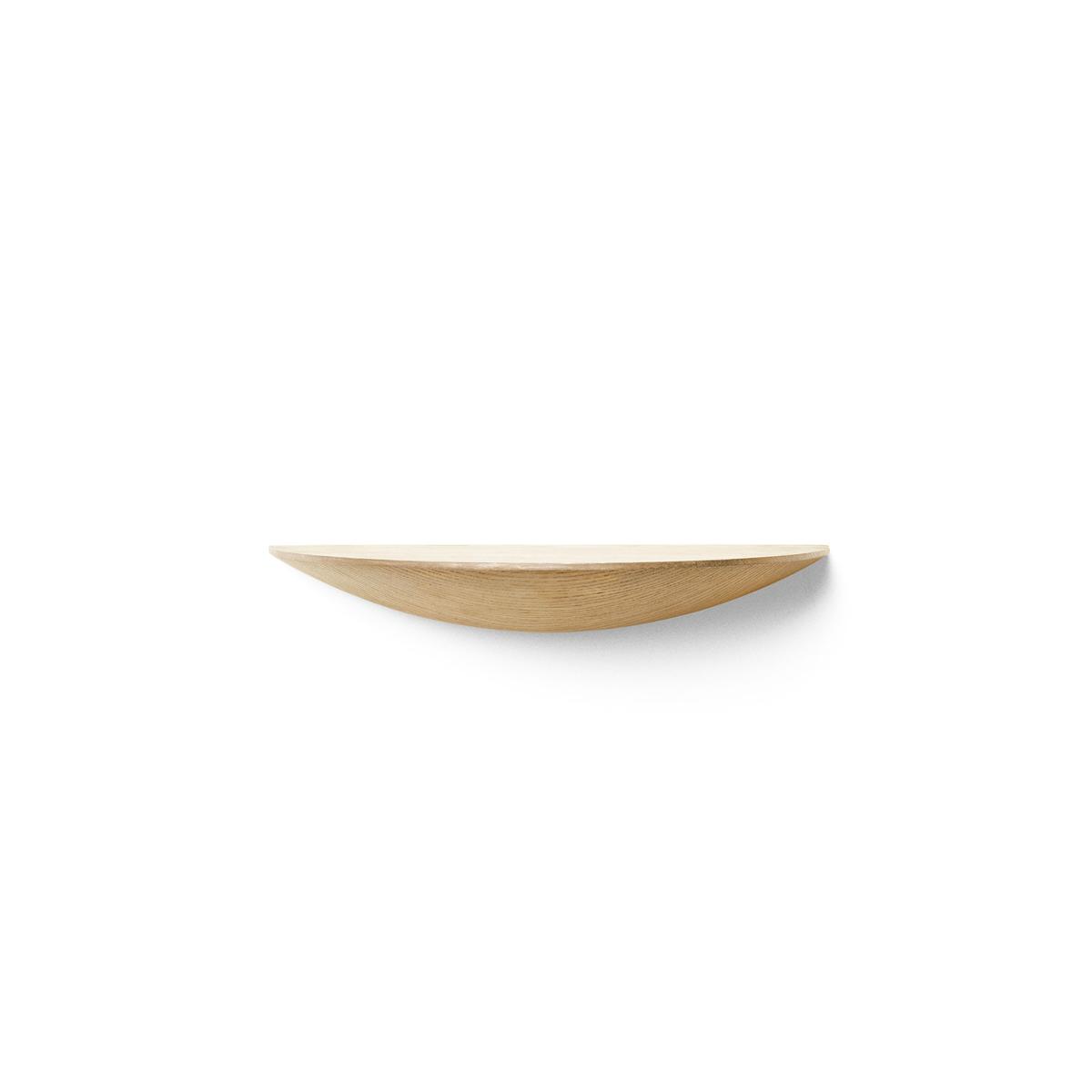Audo Copenhagen - Gridy Fungi Shelf Natural Oak, Medium - Vägghyllor - Gridy - Träfärgad - Trä