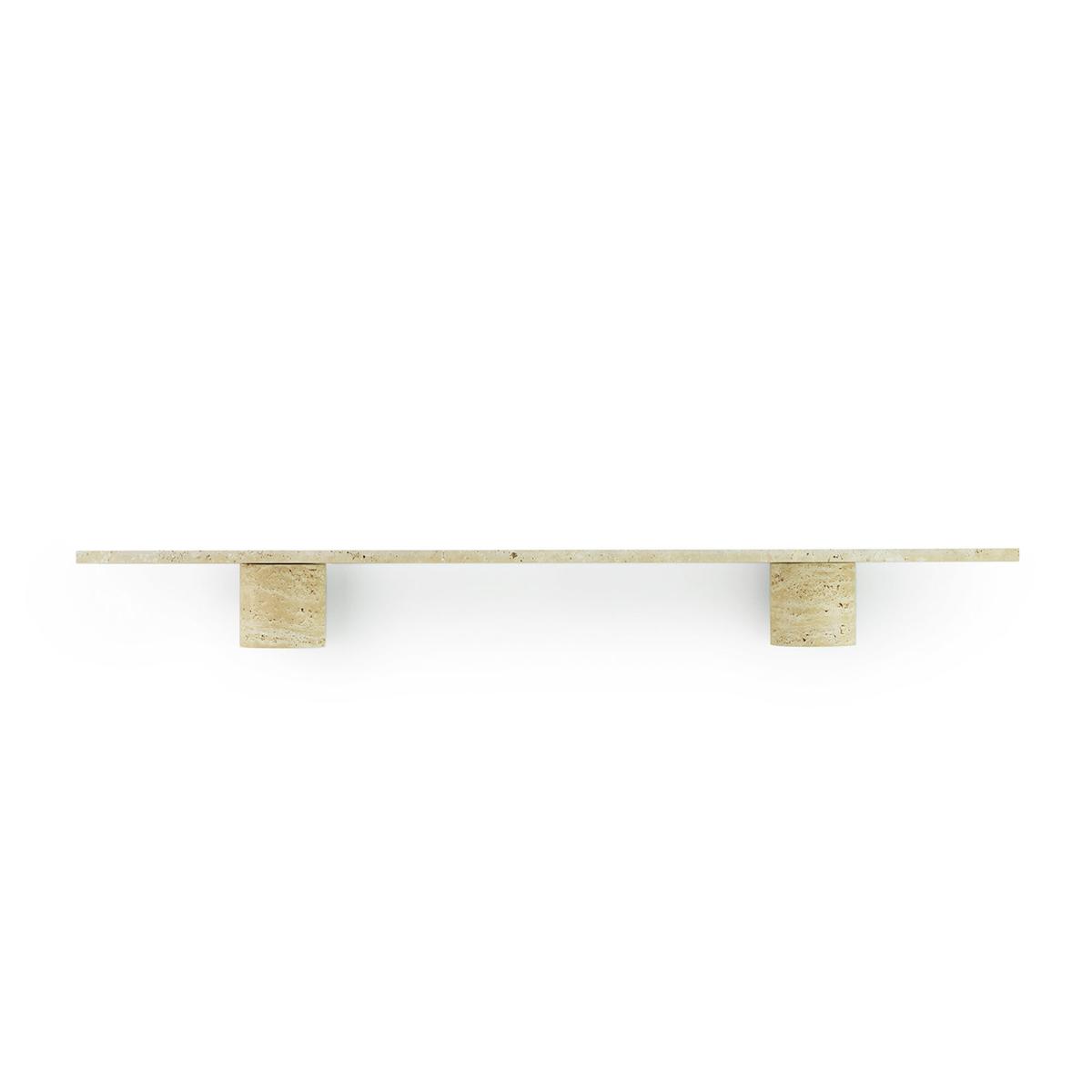 Normann Copenhagen - Sten hylla 120 cm travertine - Hyllor - Simon Legald - Beige - Sten