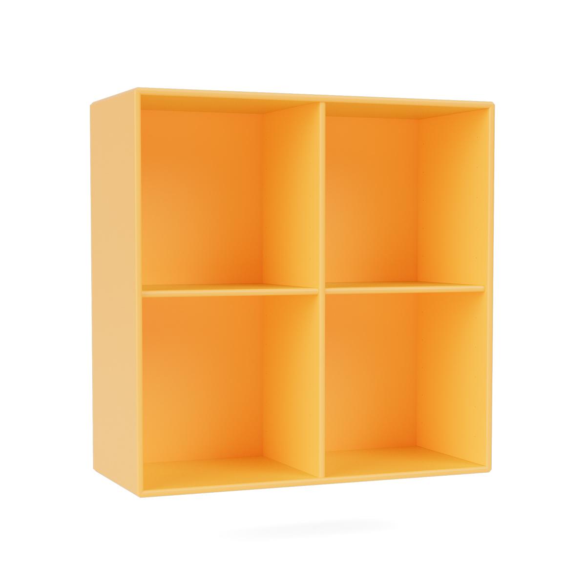 Montana - Show Bookcase 166-Acacia 04 Suspension Rails - Hyllor - Peter J. Lassen - Gul - Trä