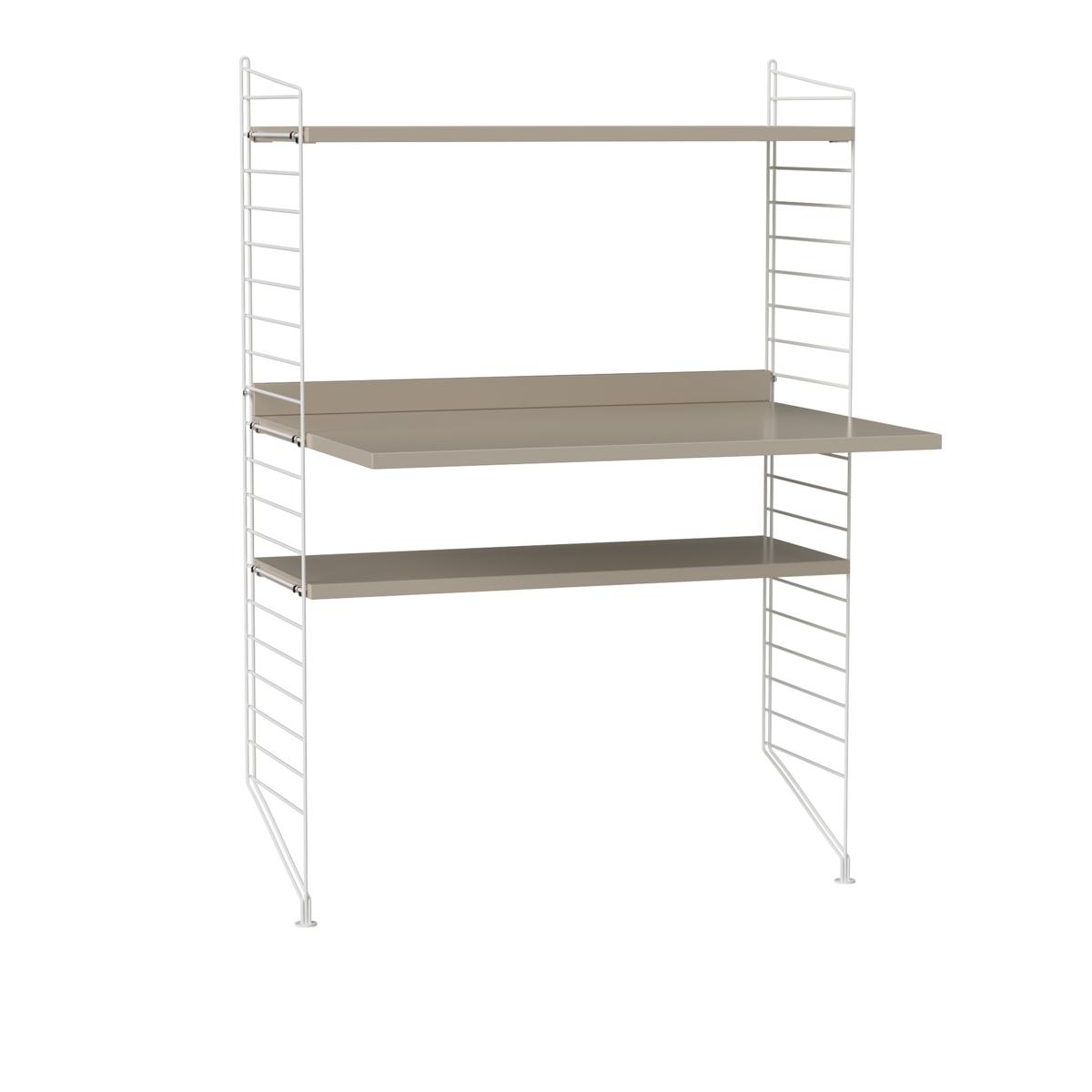 String - Kontor Hyllsystem H Beige / Vit - Beige